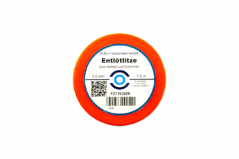 Entlötlitze flussmittelgetränkt - 3.0 mm - 1.6 m