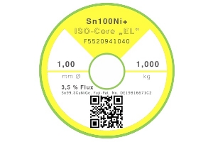 Lötdraht Sn100Ni+ - Ø 1.00 mm - 1000 gr