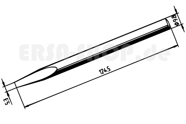 LÖTSPITZE 152KD, 5,3 MM