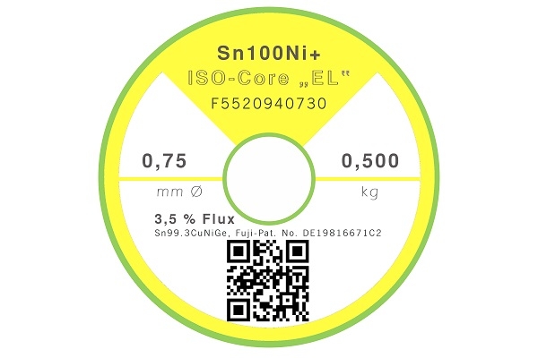 Lötdraht Sn100Ni+ - Ø 0.70 mm - 500 gr