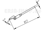 ERSADUR LF-Entlötspitzenpaar, ellipsenförmig 2.0 mm